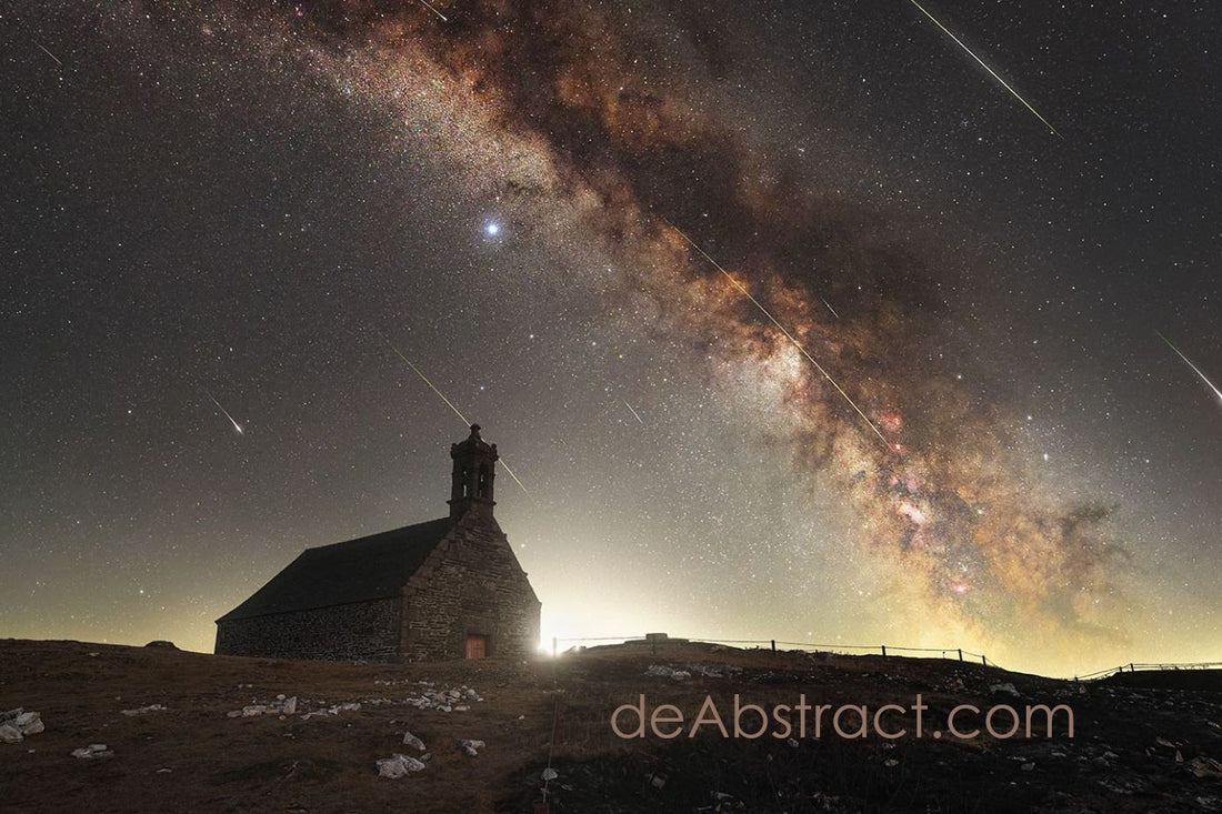 Magical Space, Meteors, Milky Way and Cosmic Choreography.