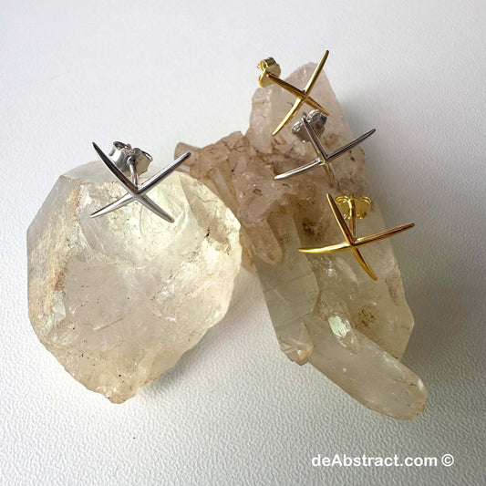 'de X' Earrings - Little Stars.