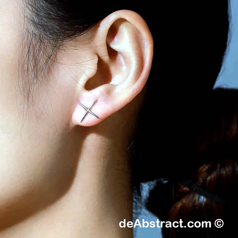 'de X' Earrings - Little Stars.