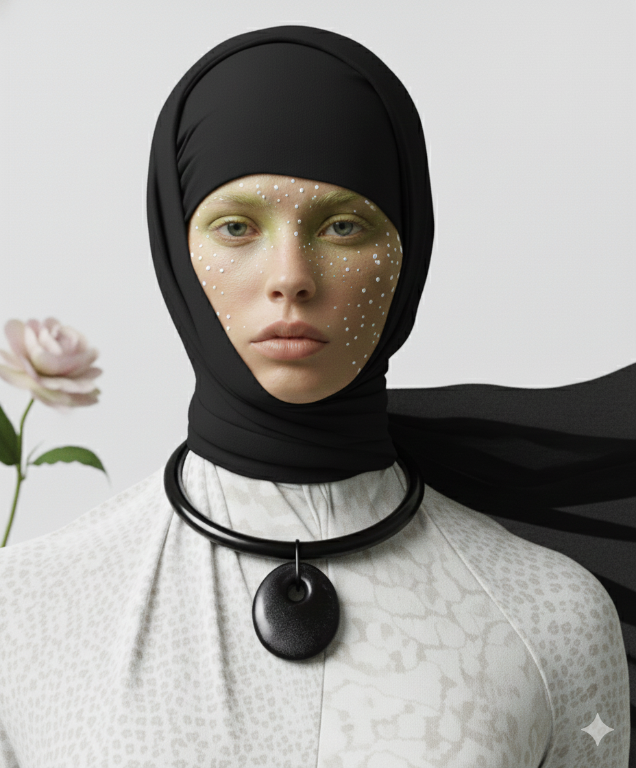 Flow Necklace in Black