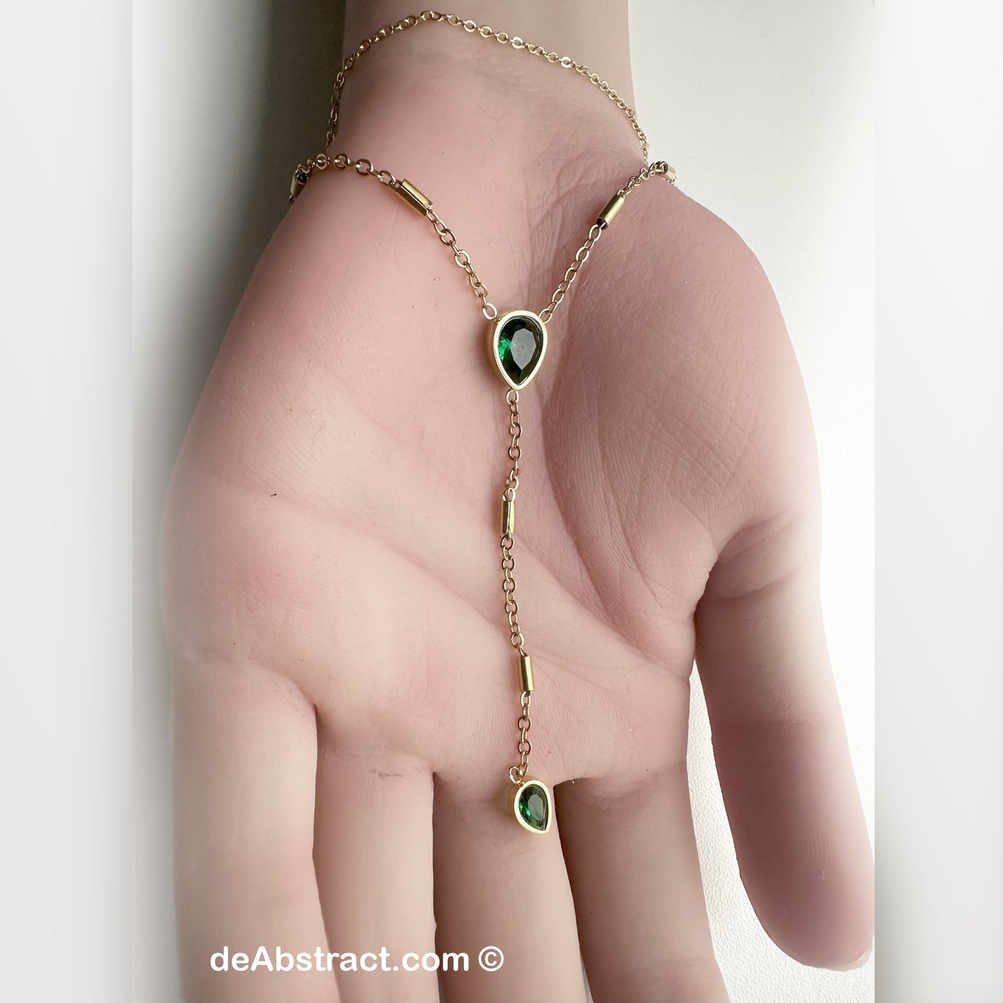 'de Green Drops' Necklace