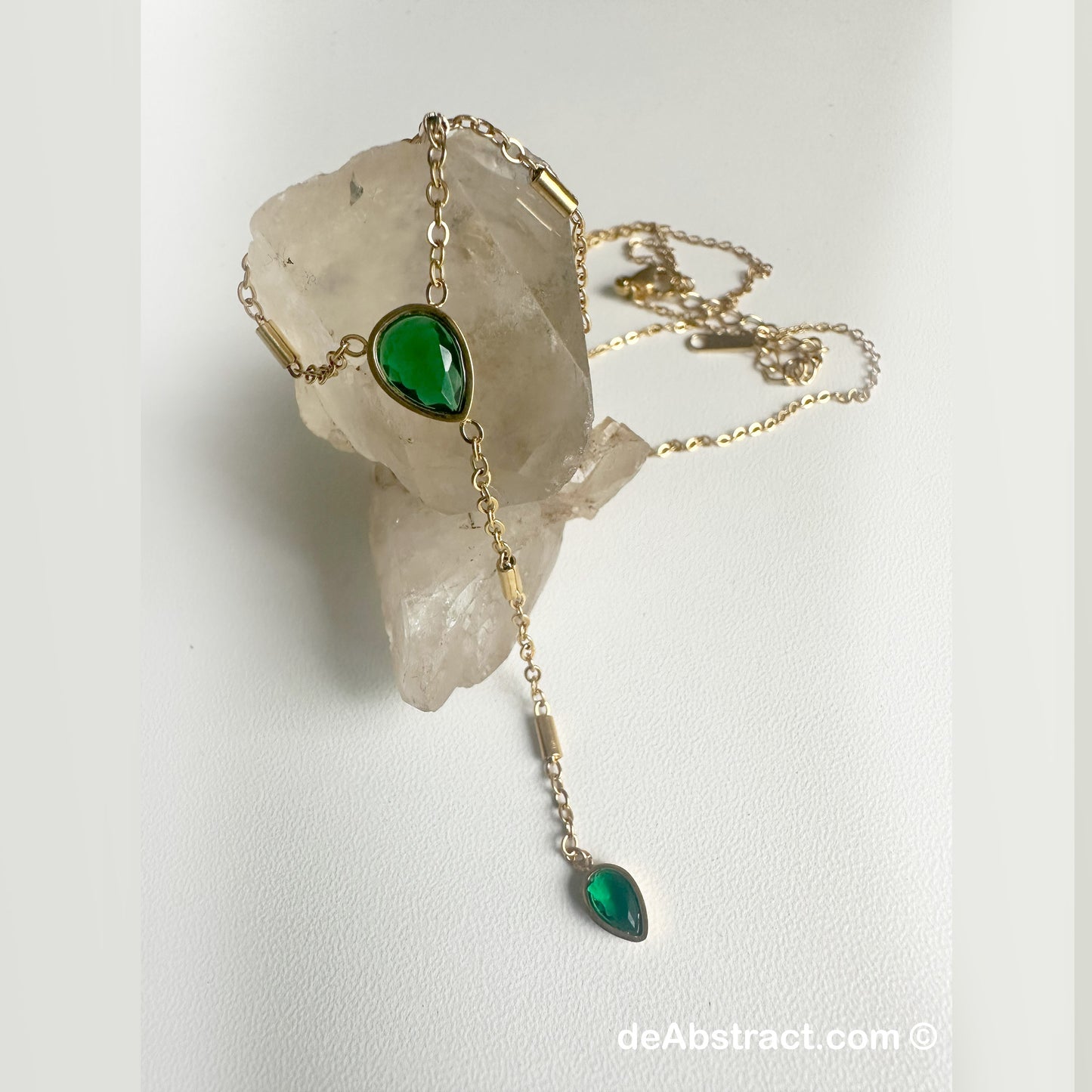'de Green Drops' Necklace