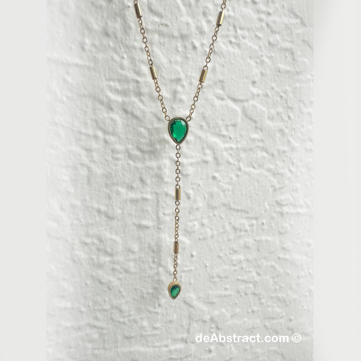'de Green Drops' Necklace