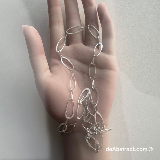 'de Drops' Necklace, Sterling Silver 925, Handmade