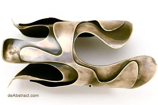 Art Smith, modernist mid-20th century jeweler, New York, Greenwich Village in the 1940s.