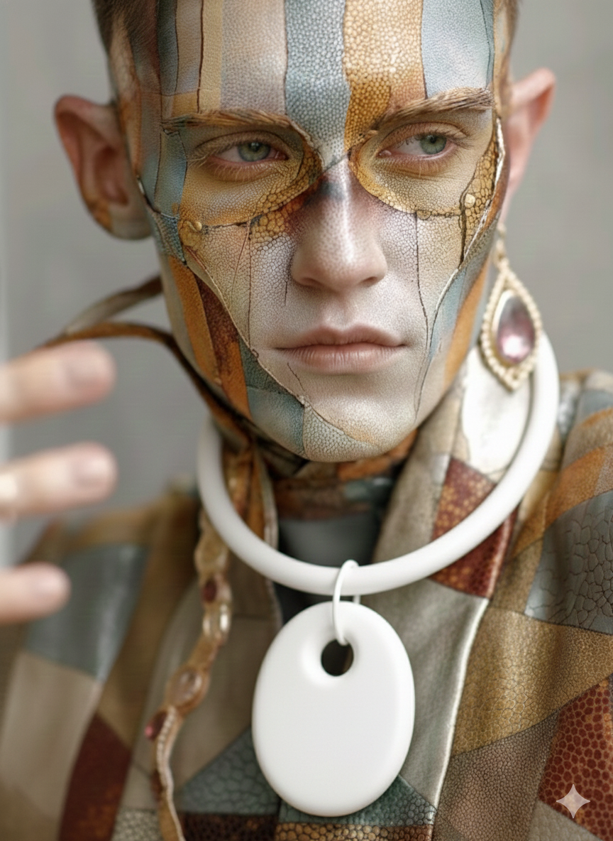 Flow Necklace in White