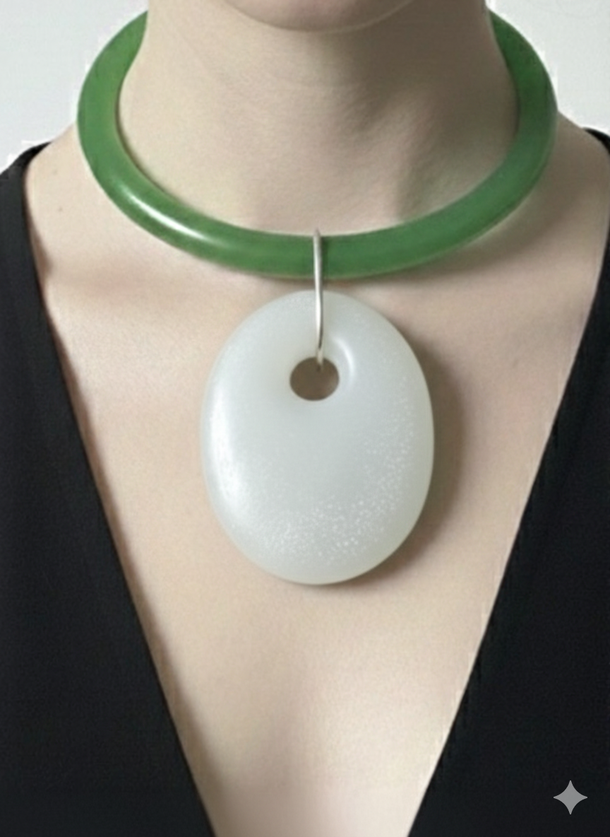 Flow Necklace in White