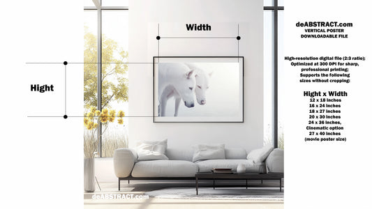 White Wolf — Digital Poster | Fine Art