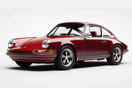 Red Porsche — Digital Poster | Fine Art